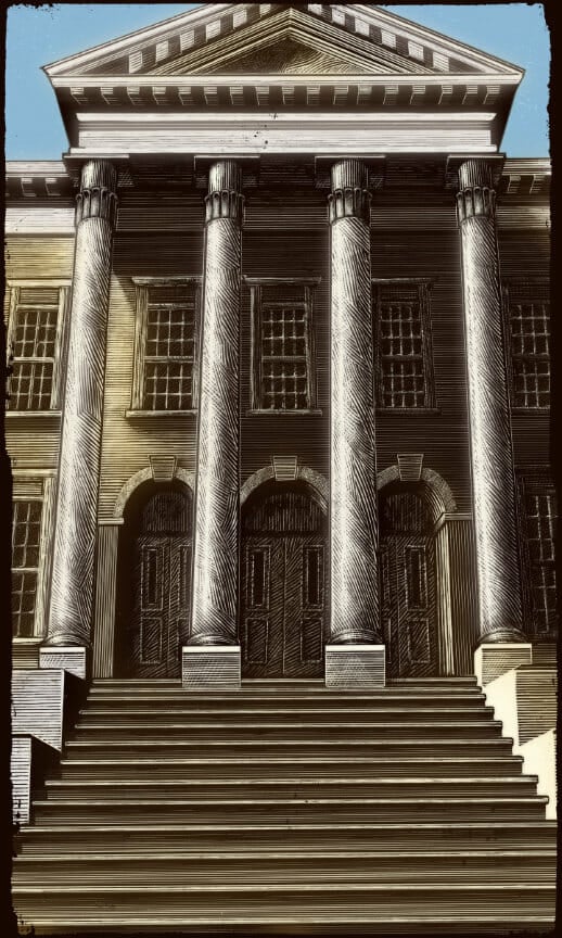 courthouse illustration