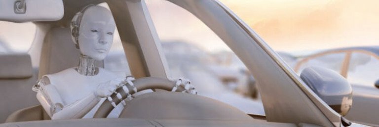 robot-driving-car